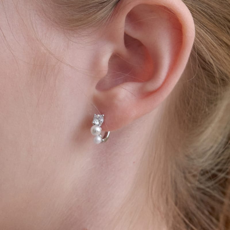 Primaute Two Pearl Earring