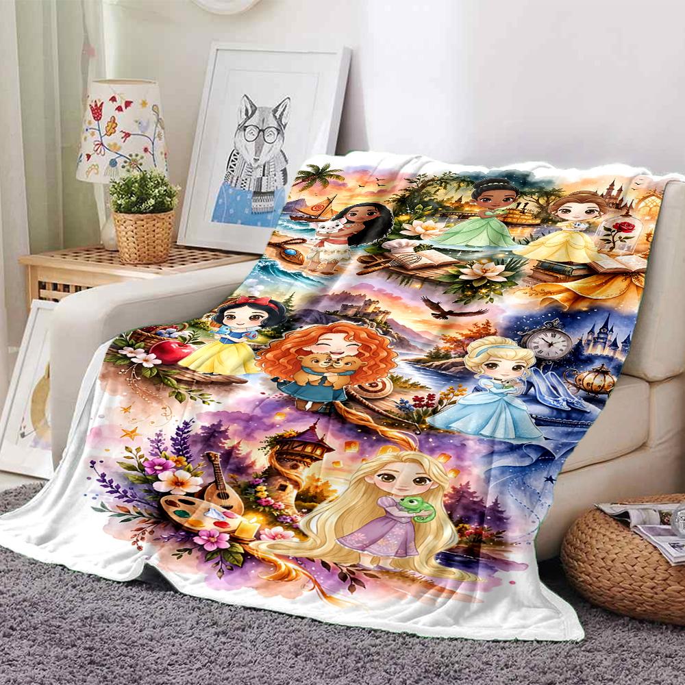 Simpsons Family Portrait Flannel blanket, soft and warm, suitable for beds and sofas, all seasons, portable travel blanket. 0730117