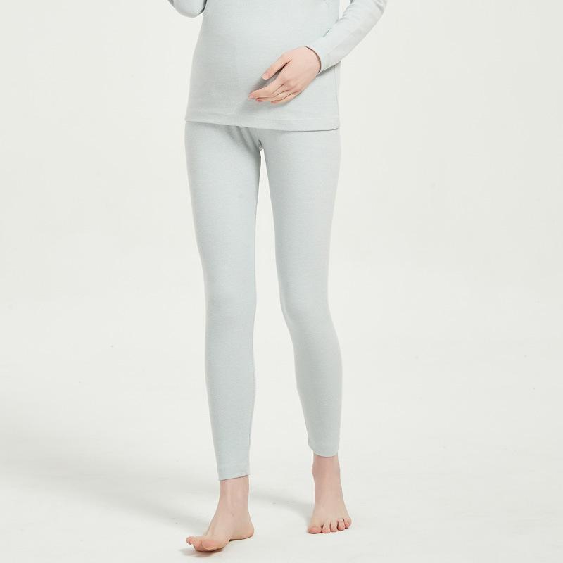 Adjustable Cotton Maternity Support Pants - Thick, Warm, & Lined for All Seasons