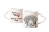 Spanish Water Dog - Cup with a Dog, Adorable Cup with a Heart-shaped Handle, Universal Gift from the Brand