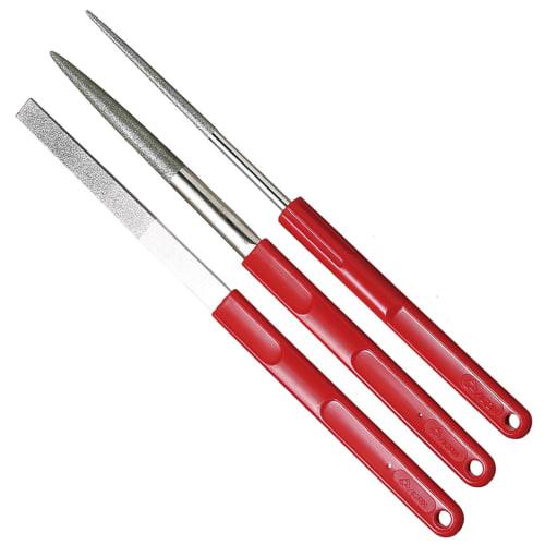 Niigata Seiki Alton Diamond File, Made in Japan, 8-Point Type, #200, Set of 3, KDF8TC-200