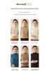 Women's Thick Diamond Pattern Cashmere Sweater - Half-High Neck, Gentle Style, Warm Loose Fit, Short Knitwear for Autumn and Winter