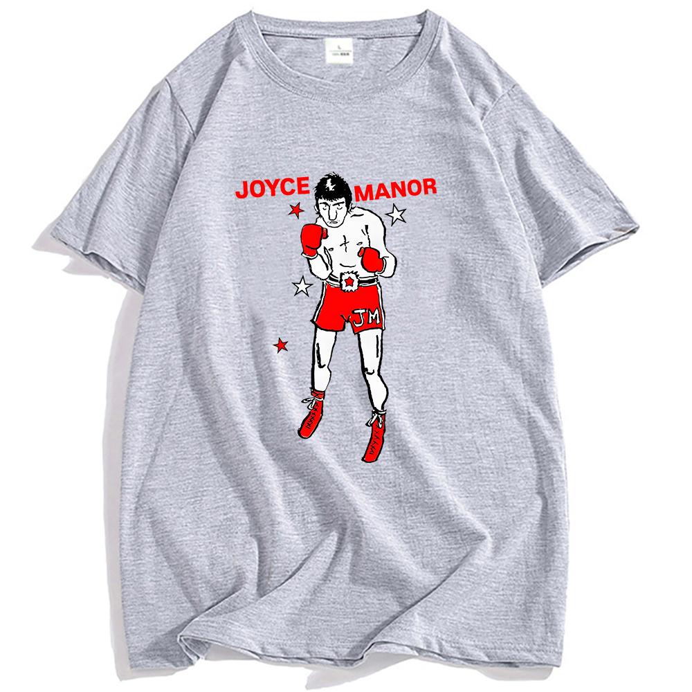 Boxer Printed Tshirts Group JOYCE MANOR Graphic T-shirt Short Sleeve Cotton T Shirt Unisex Clothing