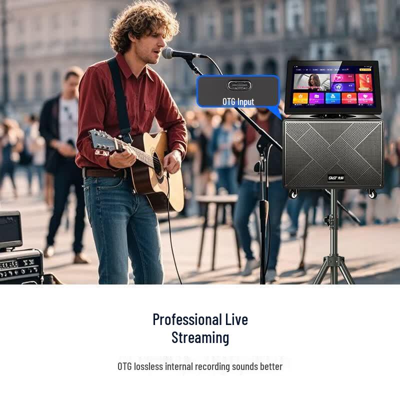SAST SW-867E Portable KTV Speaker with 21-inch Screen (CN version)