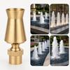 1.5 Inch Internal Thread Water Fountain Nozzle Brass Easy To Install Sprinkler Head Gold Ice Tower Fountain Nozzle