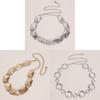 Geometric Metal Waist Chain With Hook Closure For Fashion Women Spring