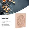Animal Cookie Mold Lovely Vivid Wooden Biscuit Press Stamp Easy Demoulding Smoothly Cookie Mold Titmouse