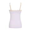 Women Lace Nursing Vest Bra Breastfeeding Seamless Open Buttoning Maternity Underwear with Adjustable Shoulder Straps
