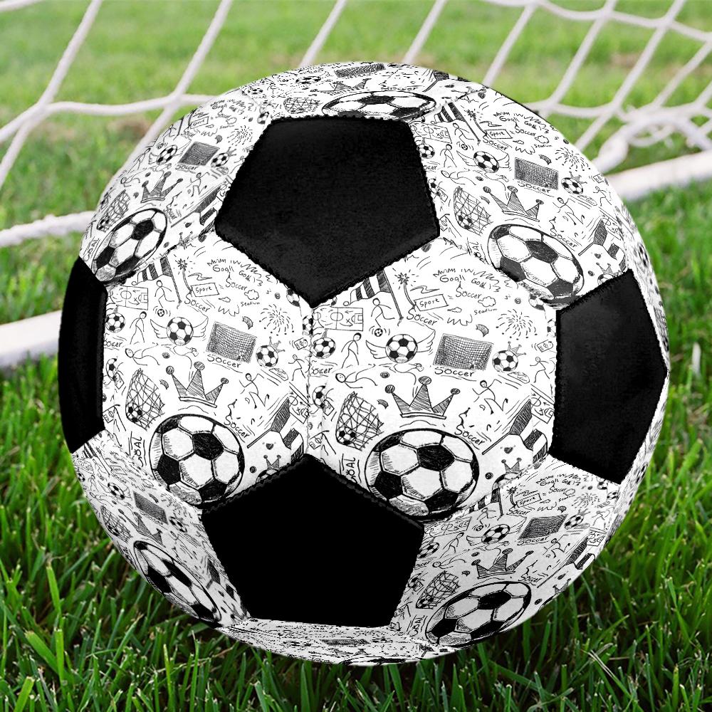 Pallone da Calcio Tema Calcio Taglia 5, Adatto Sia per Partite Indoor che Outdoor, un Regalo Adatto a Tutti.