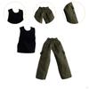1/12 Doll Pants and Top Figure Clothes Cosplay Dress up Mini Wide Leg Long Pant for 6 inch Male