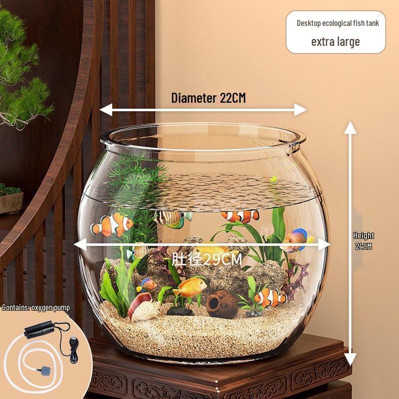 Gureide Runder Anti-Drop Öko-Fischbehälter