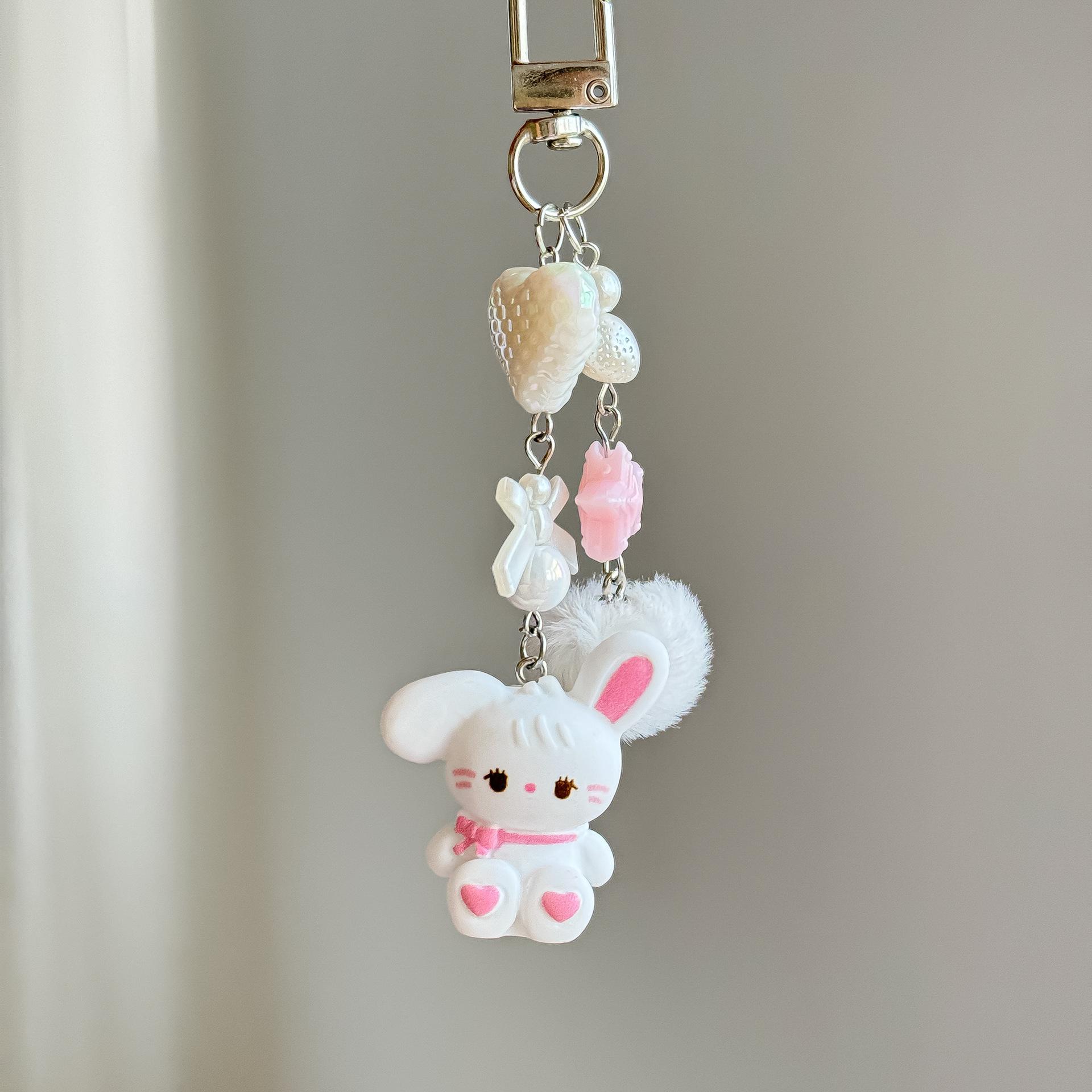 

Пухнастий Милий Мультяшний Короткий Брелок для Телефону для Дівчинки Kawaii Мультяшне Кошеня Брелок Шнурок для Телефону Підвіска для Навушників Аксесуари для Телефону