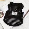 Pet Two Leg Jacket Breathable Lightweight Hollow Striped Bear Can Pull Dog Tank Top Cat Teddy Spring/Summer Clothes