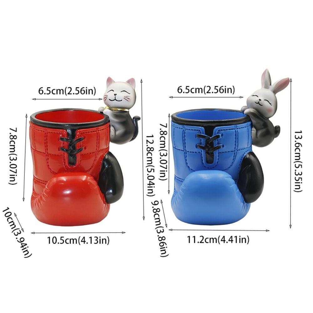 Stable Base Pen Holder Resin Brush Container Creative Pen Box  Student