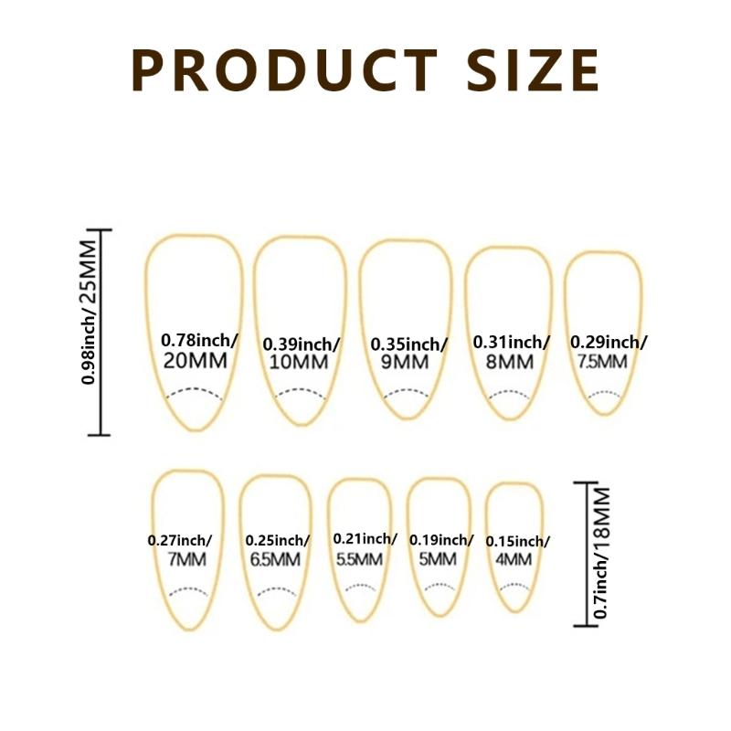 24Pcs Almond Shaped Gold Press On Nail Short Length Acrylic False Nail With Elegant Designs For Daily Manicure