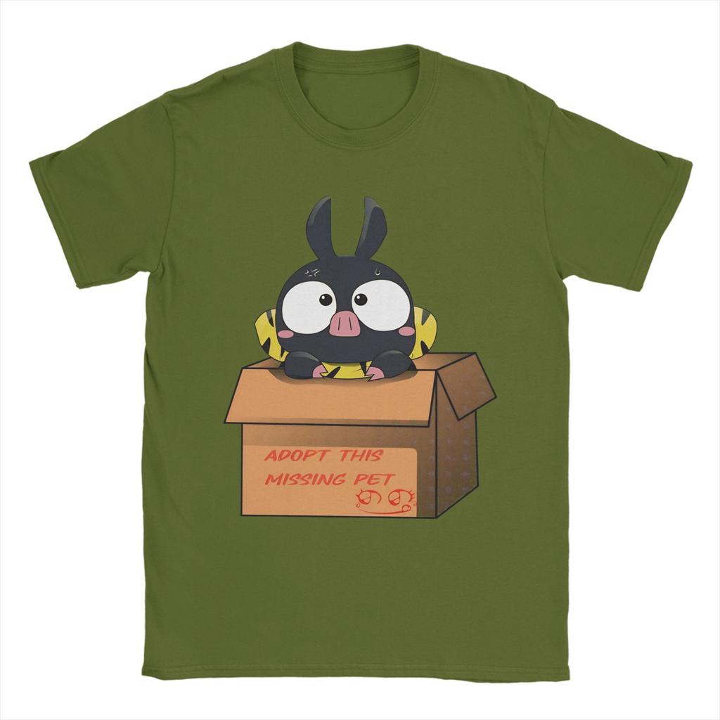 Men Women ADOPT MISSING PET P-Chan Ranma 1/2 Shirt 100% Cotton Graphic Printed Tee Shirts  Top Clothing