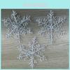 Christmas Window Decor Snowflake Strips With Transparent Plastic For Holiday Party Decorations