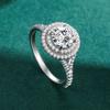 Hot-selling Stylish Women's Rings European and American Jewelry, Full of Diamonds, Fashionable, High-end, Classic, Versatile Women's Ring