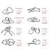 8Pcs/Set Metal Montessori Puzzle Wire Mind Brain Teaser Puzzles Children Adults Interactive Game Reliever Educational Toys