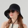 Summer Outdoor Sunshade Hat Women's Breathable Fisherman Hat Knitted Bucket Hat