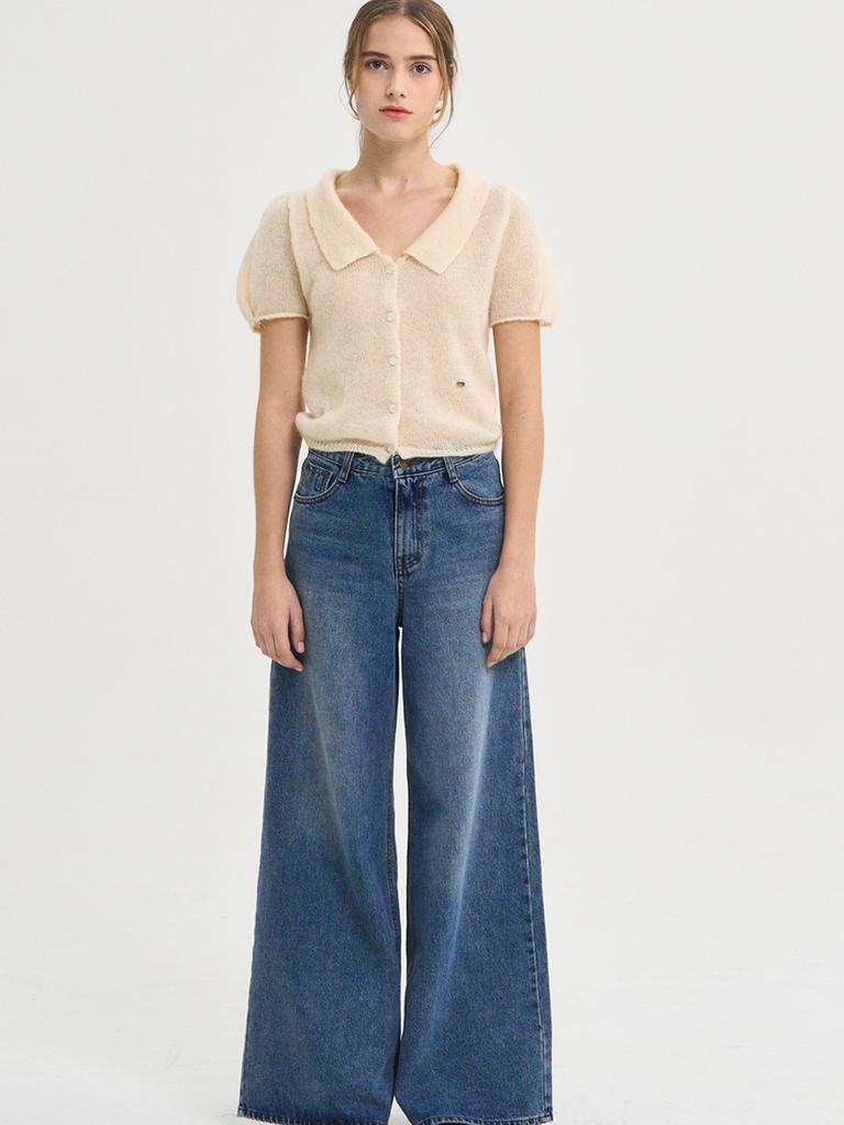 SORRY, TOO MUCH LOVE 604 Wild Fit Denim Pants_Blue