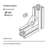 30 Series Aluminum Profile Corner Connector