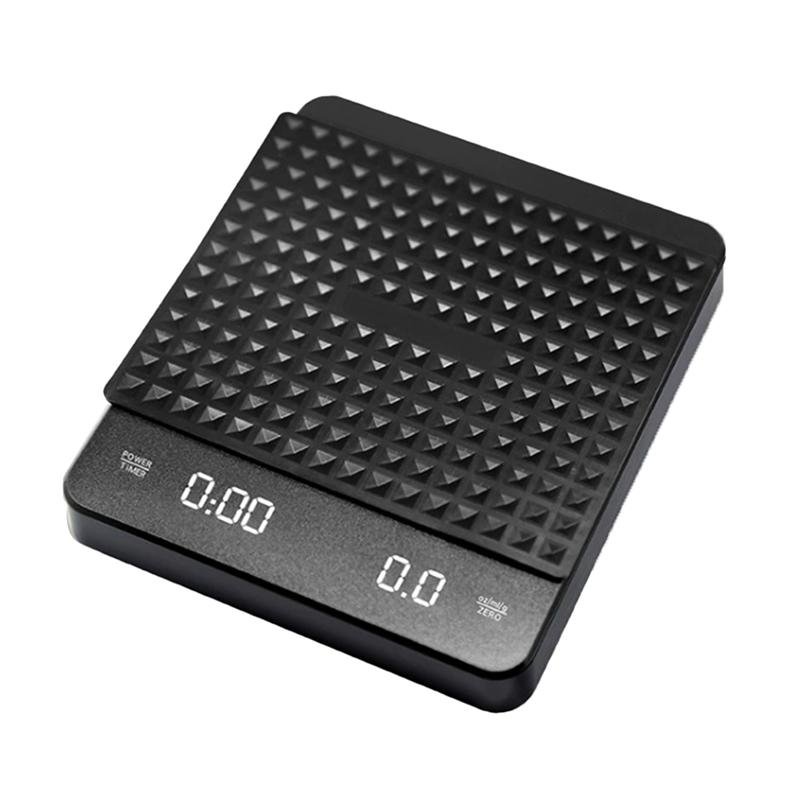 A84X-Coffee Bean Weight Scale Kitchen Scale Digital With Timer High Precision Rechargeable 3 Units(G/Oz/Lb)