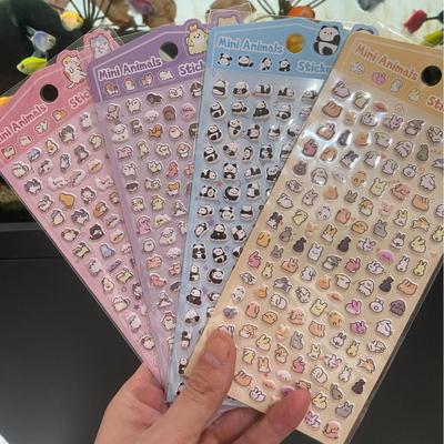 Niedliche Cartoon-Tier-Schaumstoffsticker für Handyhüllen und Wasserbecher