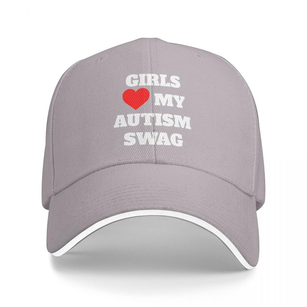 Baseball Caps Girls Heart My Autism Swag Funny Casquette Female Male Sport Summer Hats