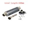 Motorcycle Exhaust Tailpipe for Ninja Z250 BJ300 R3 R25K6789