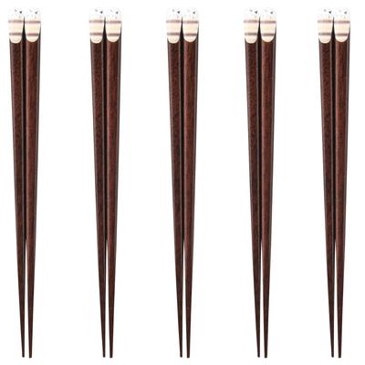 Happy Set of Made In PID0793 J-kitchens Chopsticks, 5, Material Wood, Chopsticks, Japan,