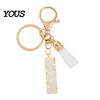 Key Holder For Backpack Keychain Pendant, Letter A-Z Charm with Tassel, Alphabet Initial Metal Keyring for Handbag Bag Pendant
