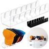 7-Holes Baseball Cap Display Rack Durable Clear Acrylic Hat Holder for Home Closet Storage Organization Stores Decoration