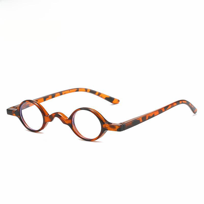 Retro Okrągłe Okulary do Czytania z Soczewkami Blokującymi Niebieskie Światło i Zawiasami Sprężynowymi