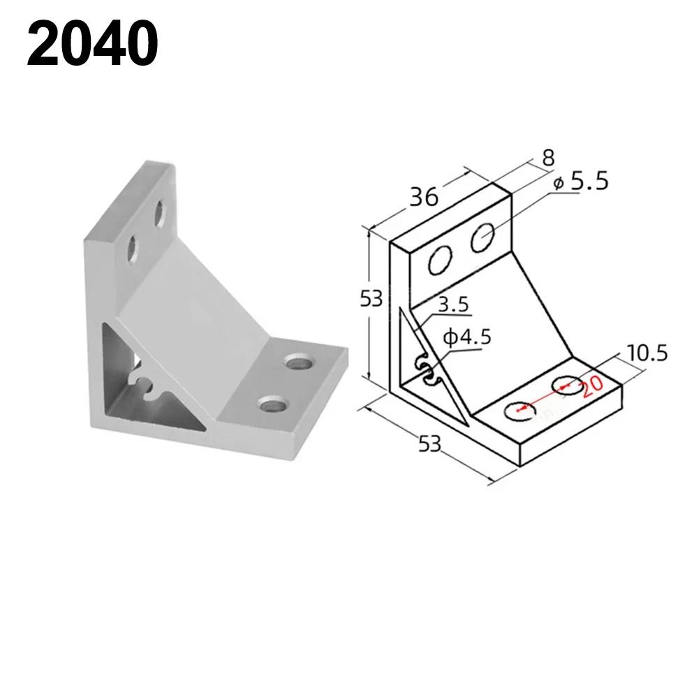 90 Degree Corner Angle Bracket Connection Joint Fastener For Aluminum Profile Inside Corner Bracket Fixed Connectors Fasteners