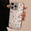 Gilded Mirror Suitable for 16 Apple 15 Promax Mobile Phone Case Iphone14 Color Love 13 Electroplating 11 Huawei