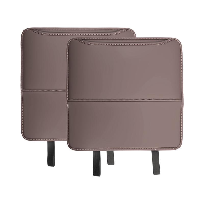 Nio ES8 Rear Seat Kick Mats - Second Row Leather Backrest Protectors for Car Interior Decoration.