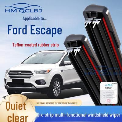 Frameless Universal U Wiper Blade for Ford Kuga: Multifunctional 6-Layer Double Blade