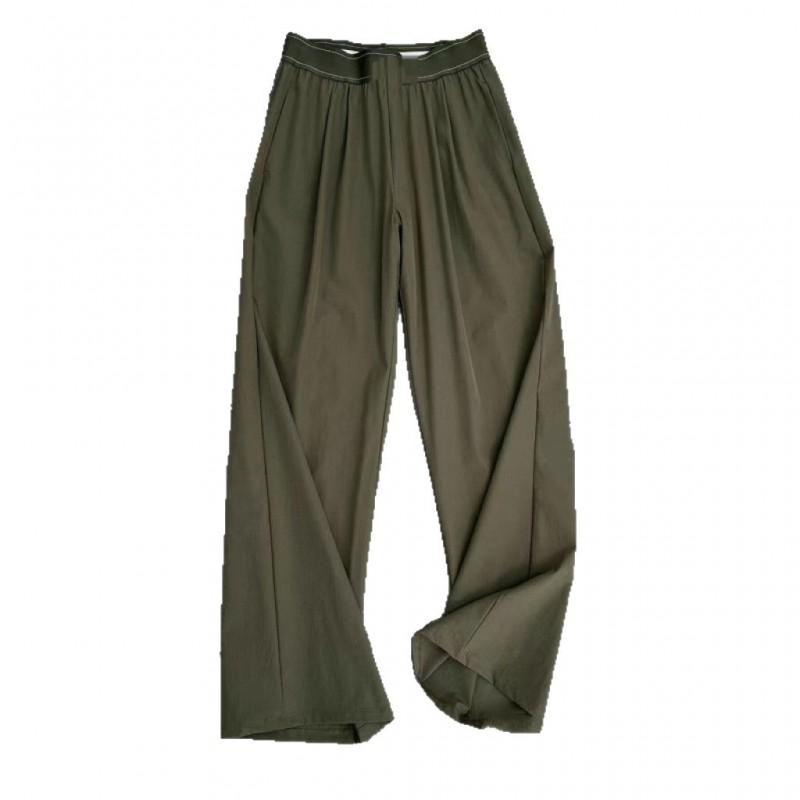 Womens High Waist Wide Leg Pants Casual Stretch Trousers Yoga Sports Daily Wear