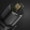 Car USB Charger Socket Metal 60W Car Charger 12V 24V USB Outlet PD USB-C & Two QC3.0 Ports Touch Switch for Boat Marine