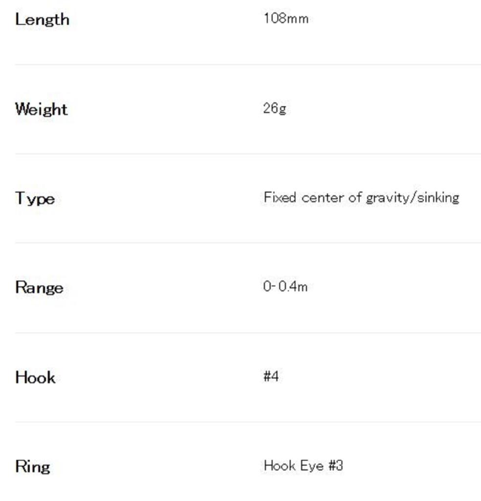 DUO Bay Ruf Seek 108S Sinking Lure CCC0742 (6813)