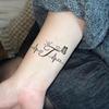 Letter T Ecg Tattoo Sticker Waterproof And Long-Lasting Gentle Wrist Simulation Tattoo Sticker