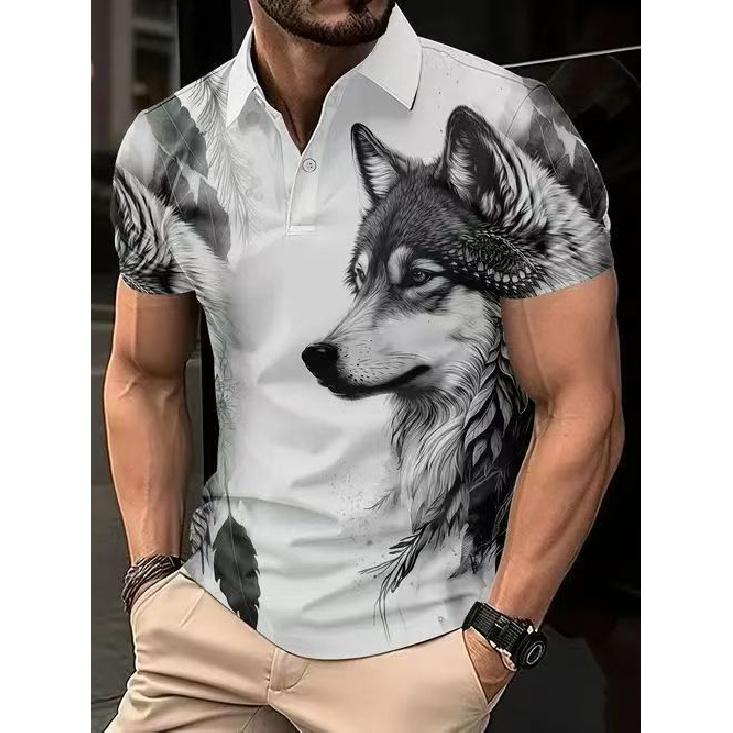 Summer short-sleeved polo shirt, perfect for everyday wear and vacation outfits
