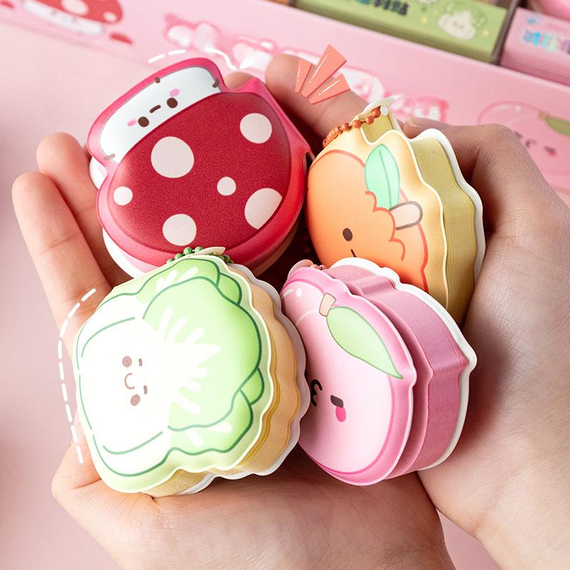 Cute Stress Relief  Cartoon Pendant Memento Bean Ben Student Message Notes Fun Alien 80 Pages