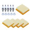 Für Trimmerwartung Wie abgebildet Trimmer-Filterkit 5-teiliges Luftfilter-Kit Luftfilter-Wartung Für FS89 FS91 FS111