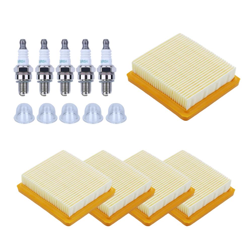 Für Trimmerwartung Wie abgebildet Trimmer-Filterkit 5-teiliges Luftfilter-Kit Luftfilter-Wartung Für FS89 FS91 FS111