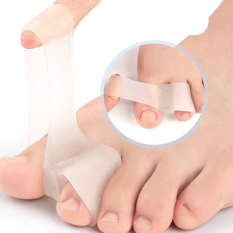 Silicone Toe Stretcher Finger Separator Corrector Finger Gel Thumb Correction Straightener Foot Care Orthopedics