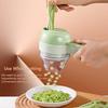 Vegetable Slicer Multifunctional Household Food Processor New Wireless Electric Slicer for Making Garlic Paste and Minced Meat