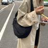 Simple and Versatile Crossbody Bag College Casual Shoulder Bag Japanese Lightweight Dumpling Bag