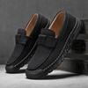 Genuine Leather Men Shoes Hand-stitching Men's Loafers Walking Moccasins Breathable Slip On Driving Shoes Male Outdoor Footwear